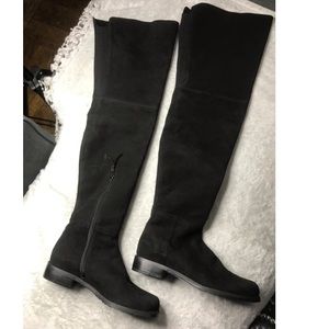 Stuart Weitzman Hilo black Suede boots